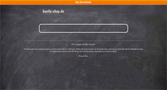 Desktop Screenshot of beetle-shop.de